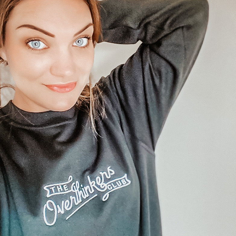 The Overthinkers Club sweater