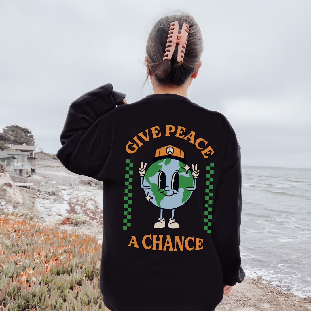 Give Peace a Chance sweater