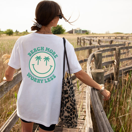 Beach More, Worry Less T-Shirt